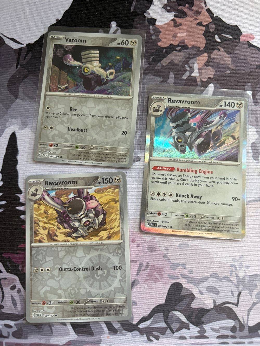 Varoom & Revavroom Pokémon Evolution Card Lot Reverse Holo ⚙️ | 3 Cards ✨5/$25✨